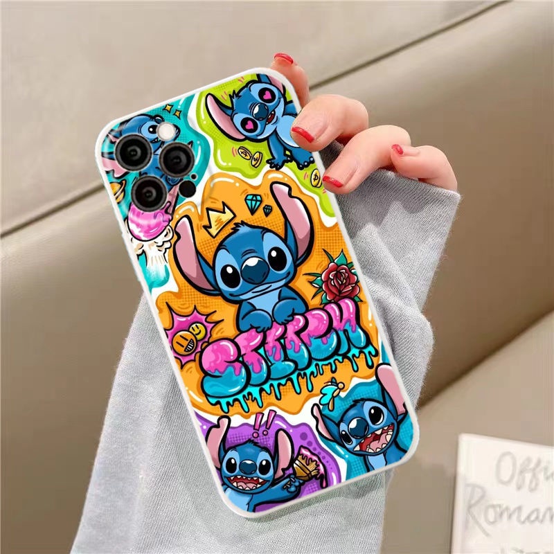 Disney Ốp Điện Thoại Tpu Mềm Chống Sốc In Hình Lilo & Stitch Cho iPhone 11 12 13 pro max XS X XR XSMax 7 8 6 6s plus SE 2020
