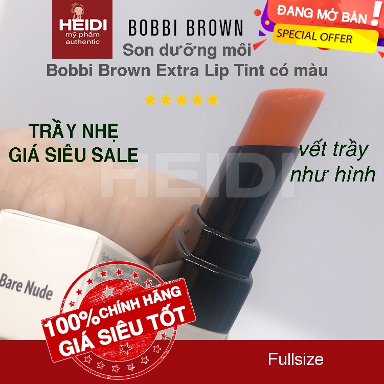 [Hàng showroom bị trầy] Son dưỡng môi Bobbi Brown Extra Lip Tint có màu | BigBuy360 - bigbuy360.vn