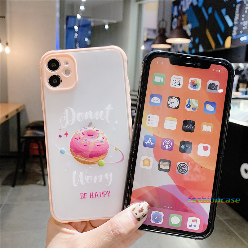 Ốp Lưng Matte Họa Tiết Bánh Macaron Dễ Thương Cho Xiaomi Redmi Note 9 8 7 7 Pro 7s Redmi 9 9c Nfc 8 8a Pro 8a