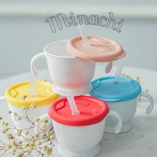 Cốc tập uống nước cho bé, cốc uống nước có ông hút 3 giai đoạn Kichilachi 150 ml