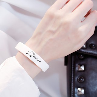 (Giá sỉ) Vòng tay silicon CanDyCat phong cách Hàn