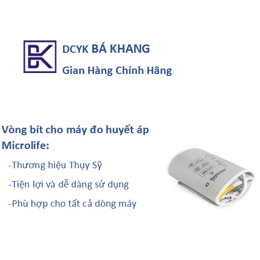 [Hỏa tốc] Vòng bít máy đo huyết áp Microlife