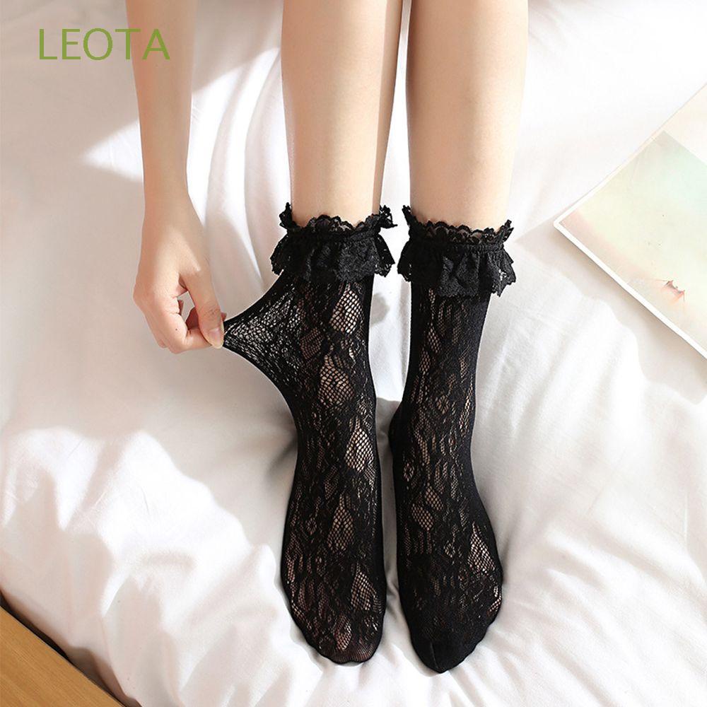 Tất Lưới Ren Hoa Công Chúa Ngang Mắt Cá Chân Beotua