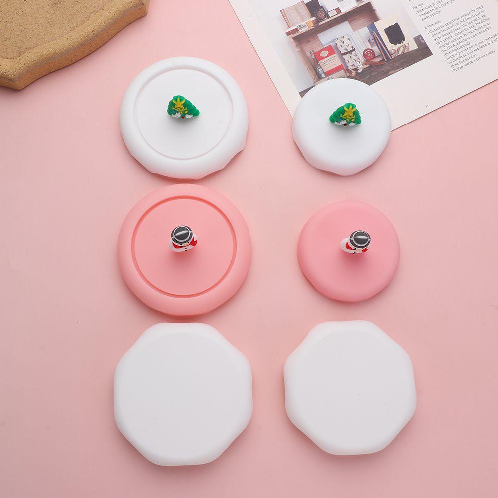 Nắp Đậy Cốc Trà Cà Phê Bằng Silicone Tái Sử Dụng Được Chống Bụi Trang Trí Giáng Sinh