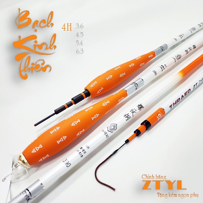 Cần Câu Tay Bạch Kinh Thiên 4H Cần Câu Đài Câu Đơn Carbon Cần Câu Cá Cao Cấp Tải Tĩnh chính hãng ZTYL bản 2023