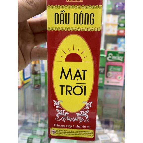 [Chính hãng] Dầu nóng mặt trời Chính Hãng - OPC - Chai 60ml  Date mới