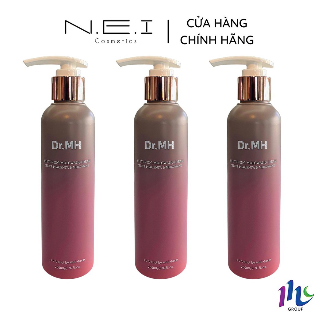 Sữa Tắm Trắng Da Toàn Thân DR.MH Placenta & Mulgwang Whitening Body - 200ml - Hàng Chính hãng