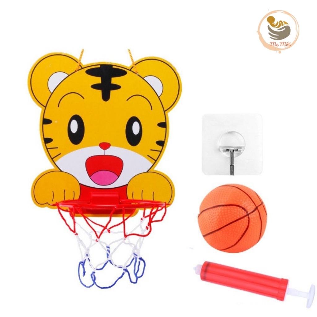 Đồ Chơi Vận Động Bộ Bóng Rổ Treo Tường Ném Bóng Cho Bé Rèn Luyện Phát Triển Chiều Cao, Shop Mẹ Mốc ,BRT