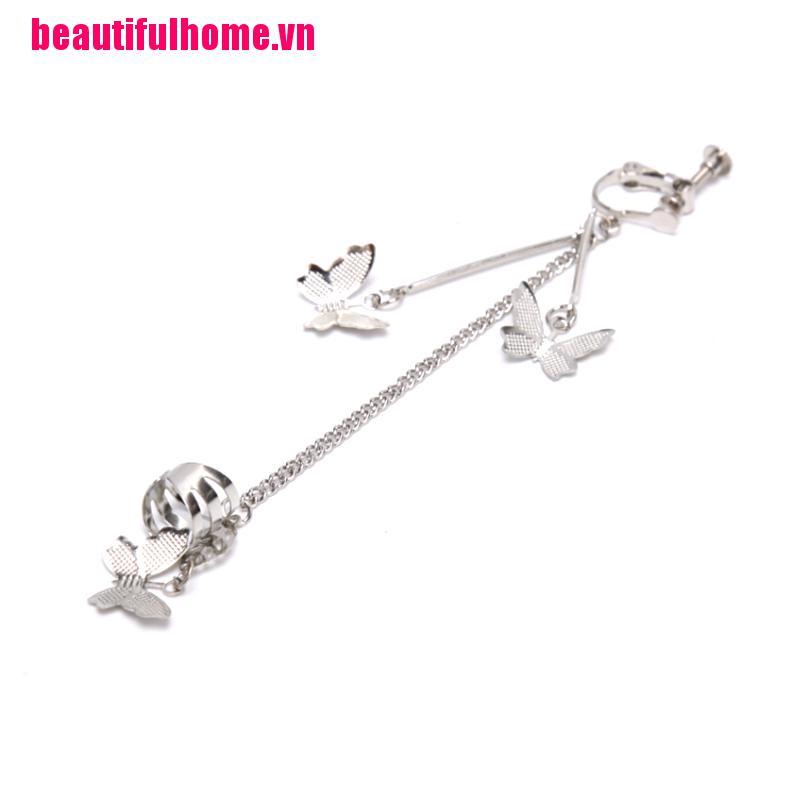 1 Bông tai hình bướm phong cách Harajuku cho nữ