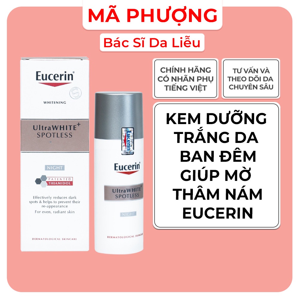 Kem dưỡng trắng da ban đêm EUCERIN UltraWHITE+ SPOTLESS Night