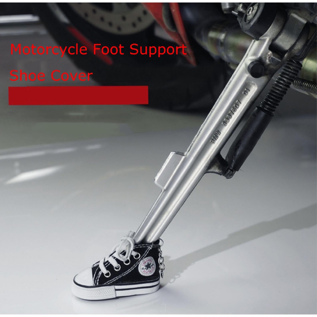 Chân đế chống xe moto hình đôi giày mini dễ thương