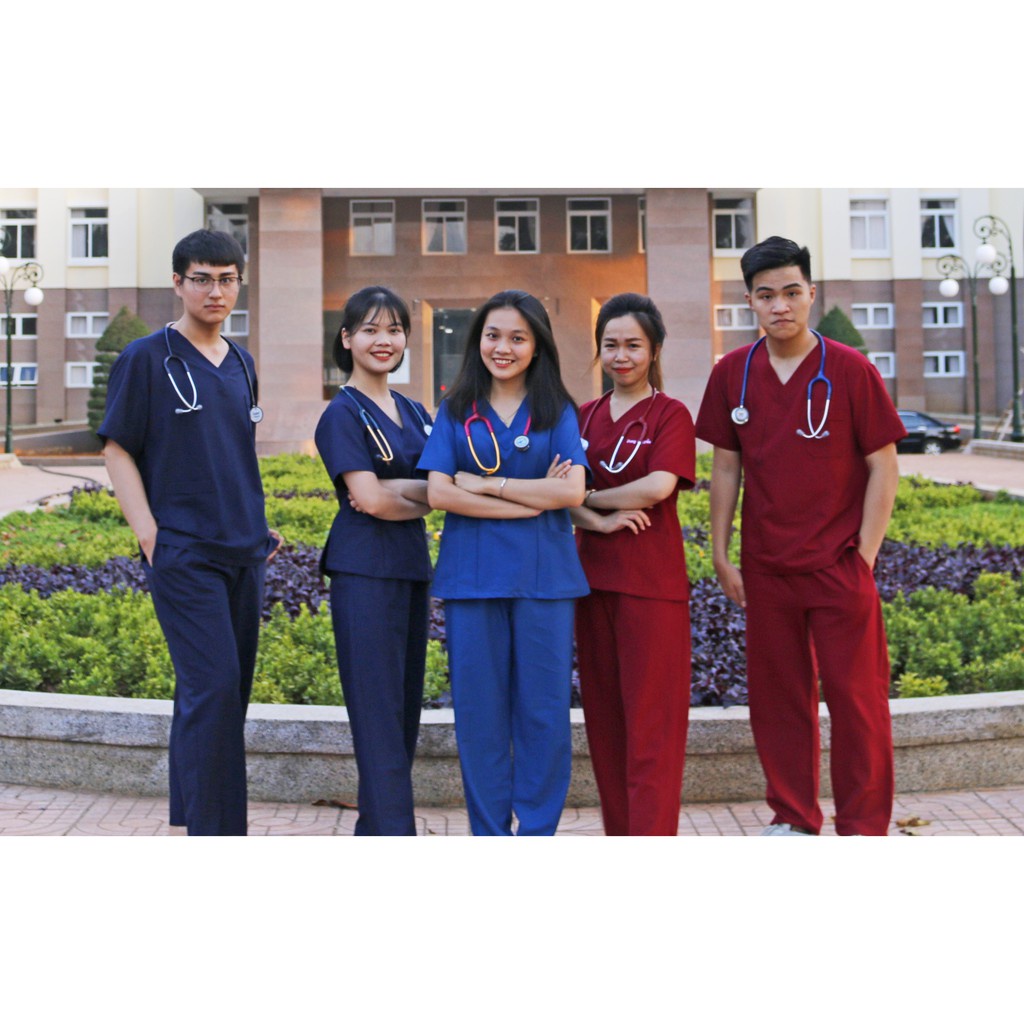 ◐☇☇Bộ Scrubs Bác Sĩ Vải Cao Cấp - Thương hiệu TN Medical