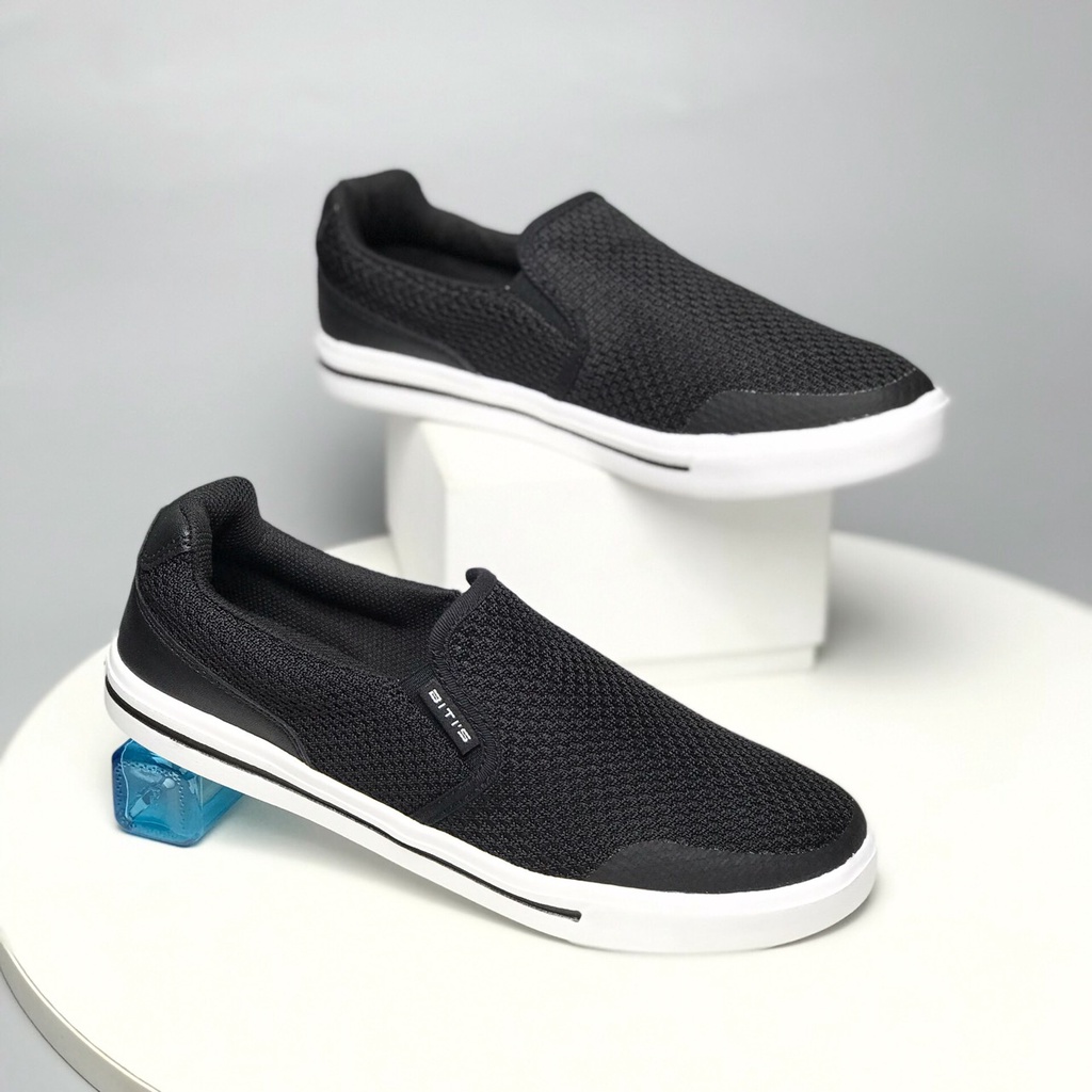 Giày thể thao nam BlTIS ❤️FREESHIP❤️ Giày lười slipon đi bộ quai lưới đế eva siêu nhẹ DSM073600