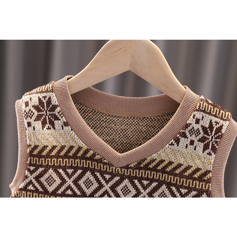 SET BỘ QUẦN ÁO THU ĐÔNG 3 MẢNH PHONG CÁCH TÂY ÂU CHO BÉ TRAI