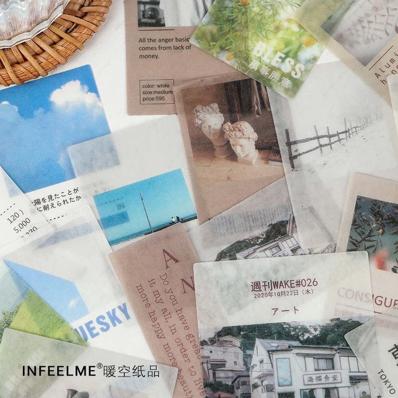 Bộ 40 Sticker Chủ Đề Beautiful Has Come Độc Đáo Trang Trí Album Ảnh Cho Trường Học