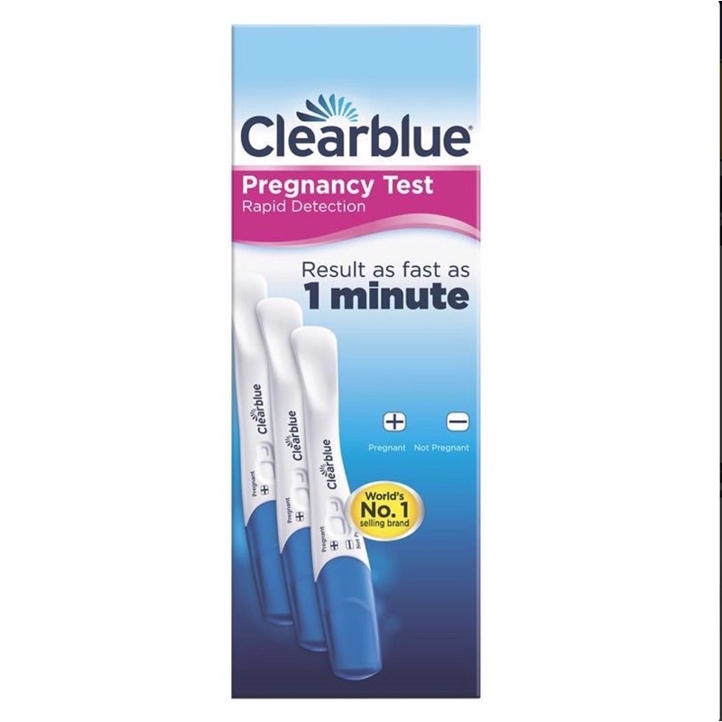 Que điện tử cho kết quả nhanh trong vòng 1phút / Clearblue Pregnancy Test Rapid Detection