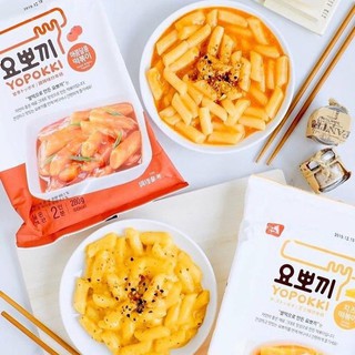 [Date mới] Bánh gạo Hàn Quốc topokki Yopokki ăn liền nhiều vị phô mai, cay ngọt, siêu cay, bơ hành 120g 240g - tokbokki | BigBuy360 - bigbuy360.vn