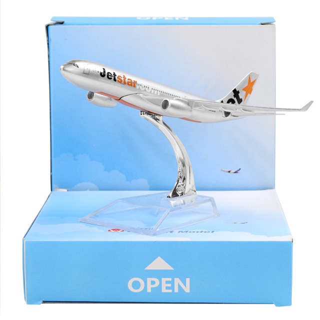 Mô hình Máy Bay Boeing JETSTAR - VIETJET A320 - BAMBOO VN Tỷ lệ 1:400