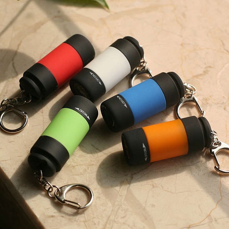 Đèn Pin LED Mini Chống Thấm Nước Sạc USB Tiện Dụng