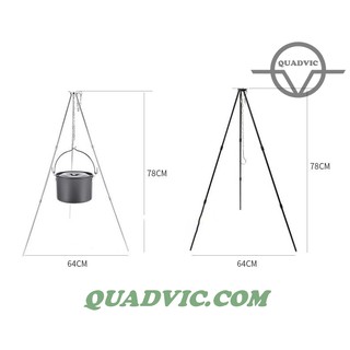 Giá Treo Nồi -Kiềng 3 Chân Dã Ngoại NatureHike N00227-1 Quadvic.com