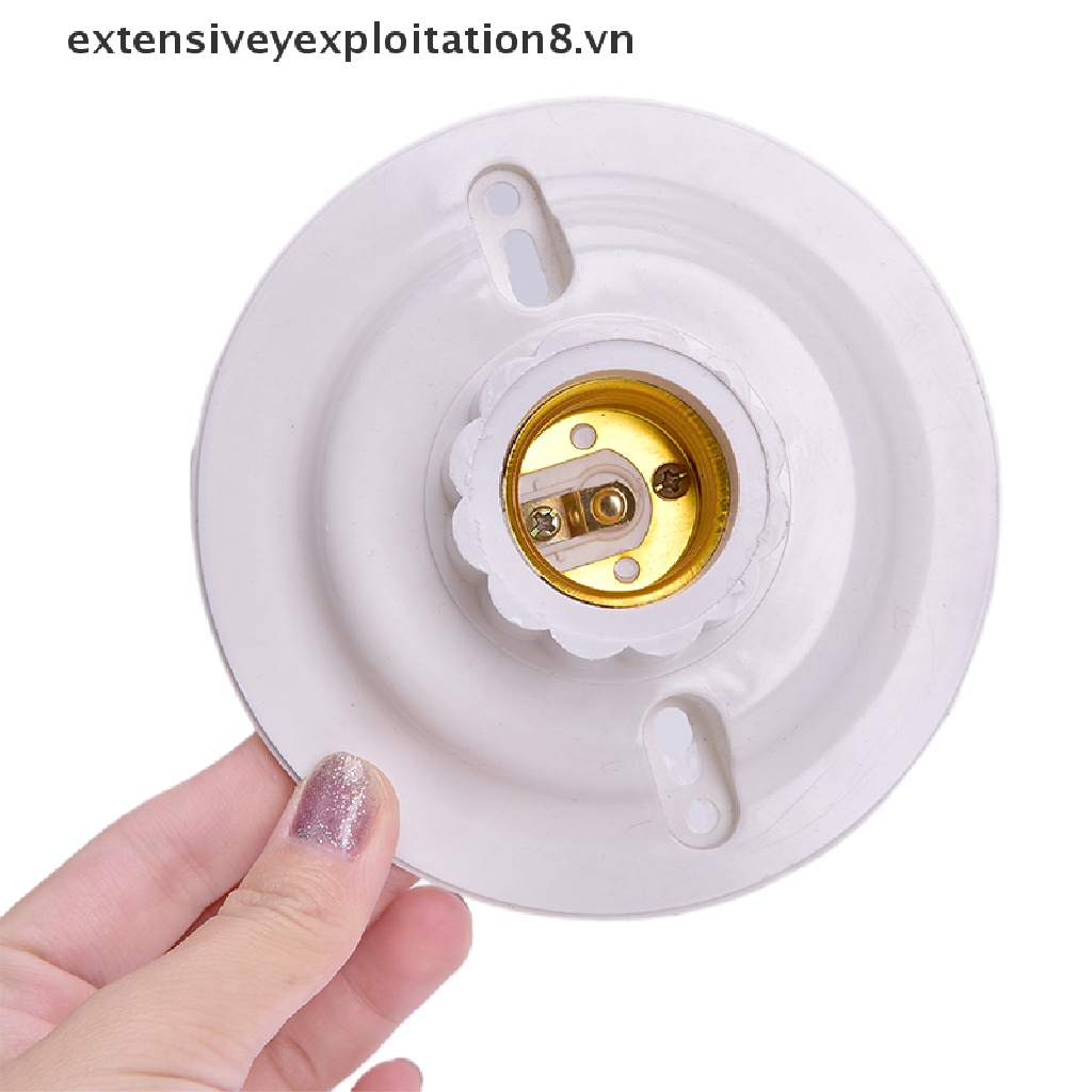 Đế Đui Đèn E27 Gắn Trần Tường Tiện Dụng