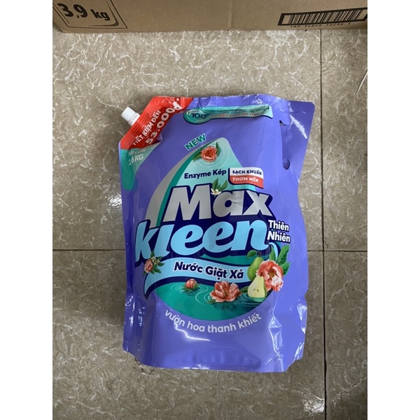 Nước Giặt Xả Maxkleen VƯỜN HOA THANH KHIẾT 3,6Kg