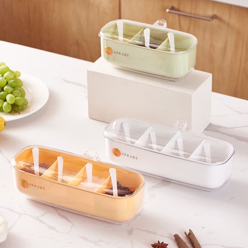 Hộp Đựng Gia Vị Có Nắp Đậy Tiện Dụng Cho Nhà Bếp