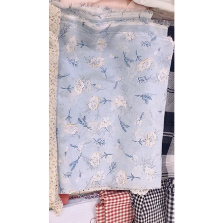 Thanh lý vải Chiffon hoa