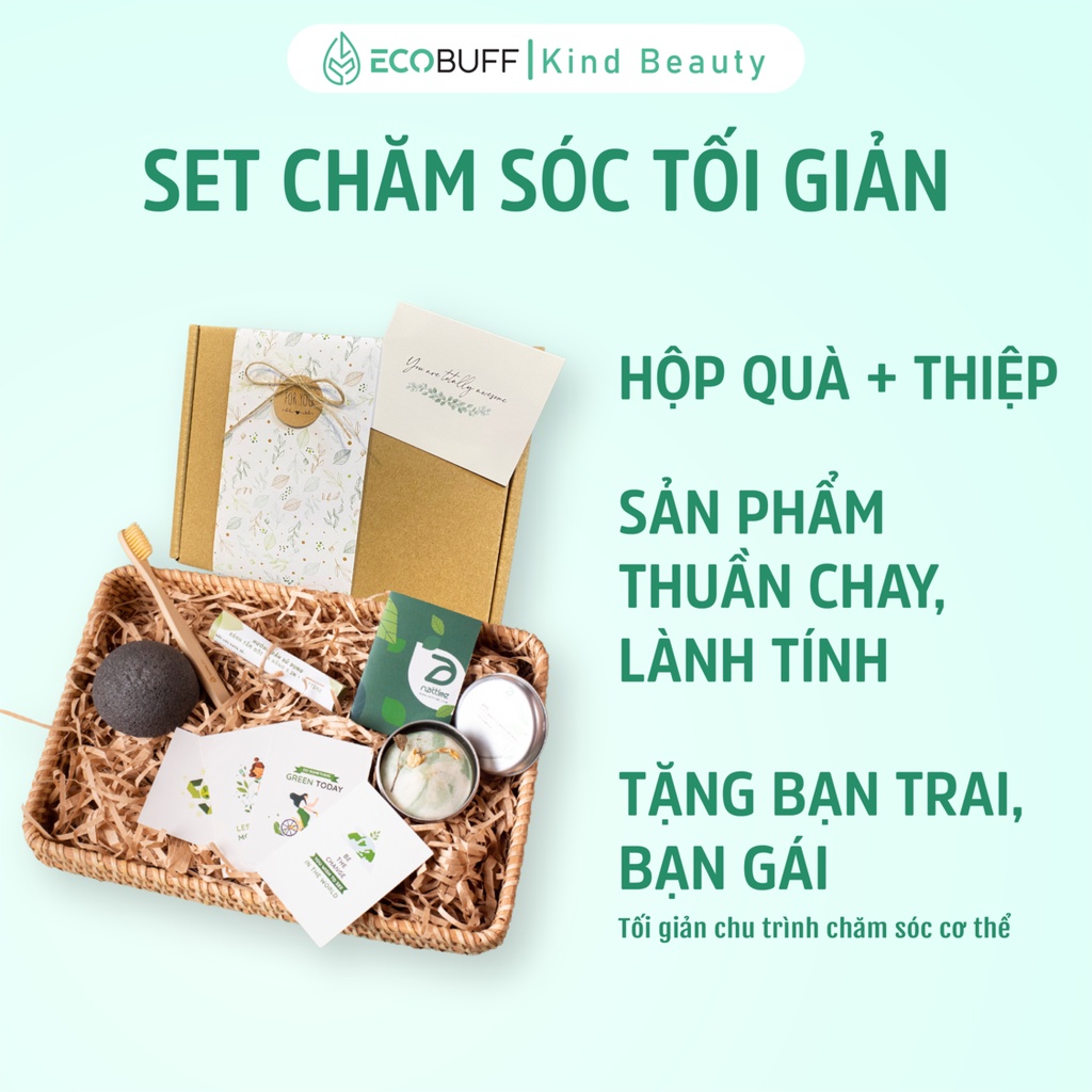 Quà Giáng sinh tặng bạn trai Ecobuff Giftset Tối giản Quà sinh nhật cho nam Quà tặng bạn trai Valentine