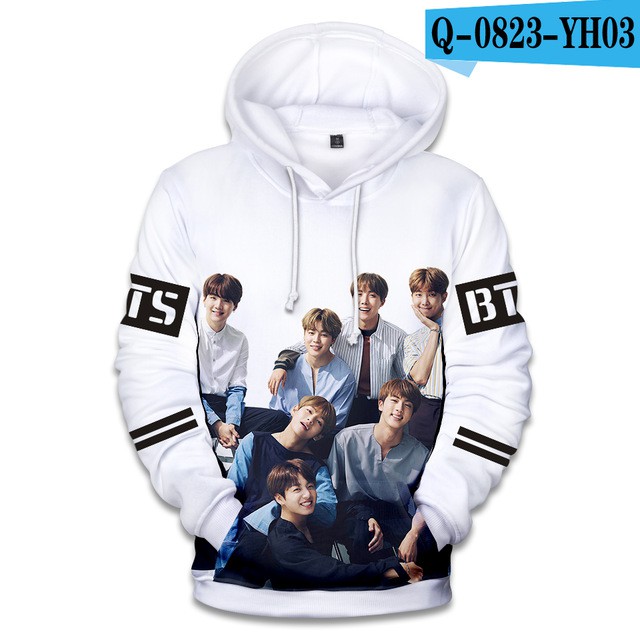 Áo hoodies 3D thời trang dành cho fan BTS