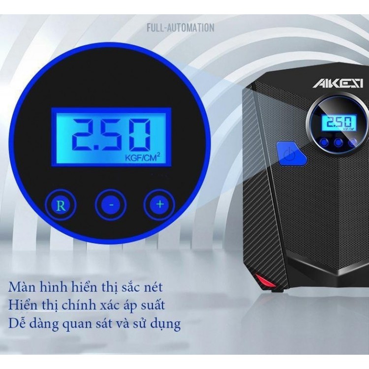 Máy bơm lốp xe hơi (ô tô) tự ngắt khi đầy hơi - Aikesi R5501