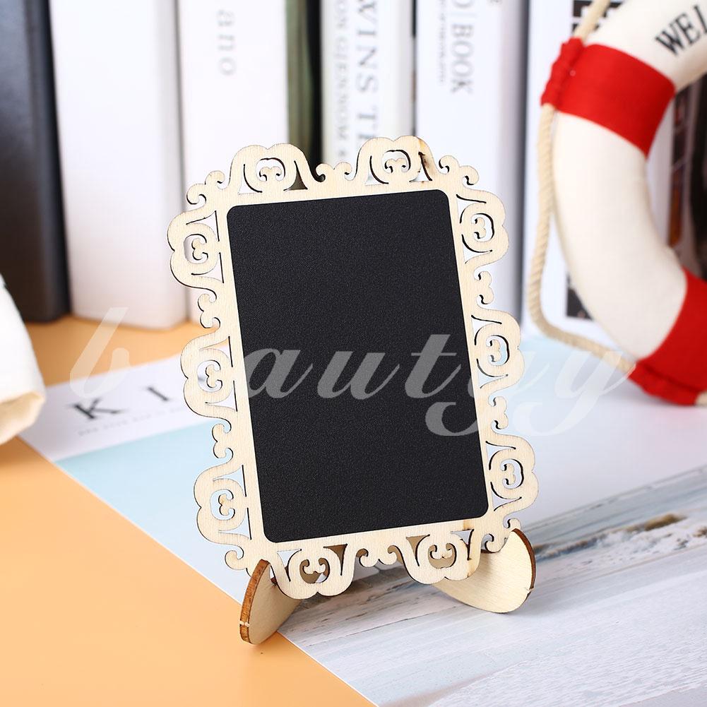 Bảng đen viết phấn bằng gỗ trang trí bàn đám cưới