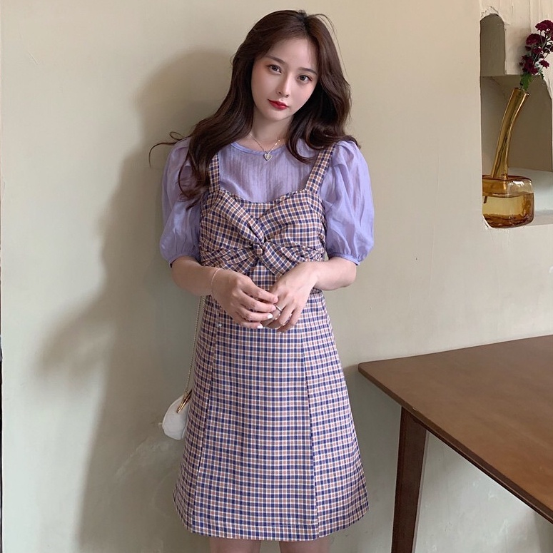 đầm dài váy tím đầm midi váy tiểu thư sang chảnh đầm caro đầm vintage váy cổ yếm đầm 2 dây nữ đầm bigsize nữ váy nữ xinh váy đi chơi đầm đi tiệc đầm nữ