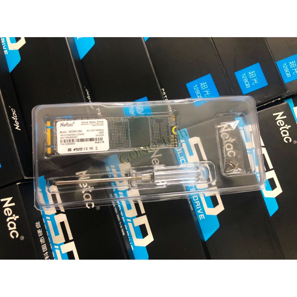 [Mã 255ELSALE giảm 7% đơn 300K] Ổ cứng SSD M2 SATA Netac N535N M.2 2280 | 128GB 256GB 512GB 120Gb 240Gb | BigBuy360 - bigbuy360.vn