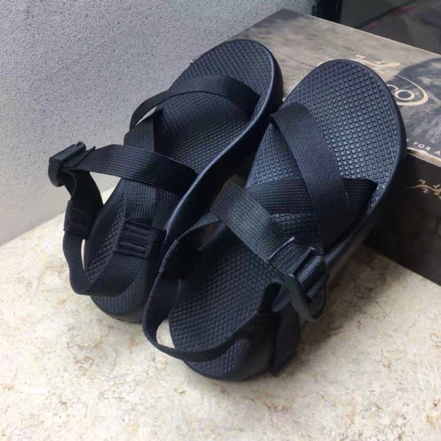 dép sandal nam quai ngang dù mềm đế đầm (free ship)