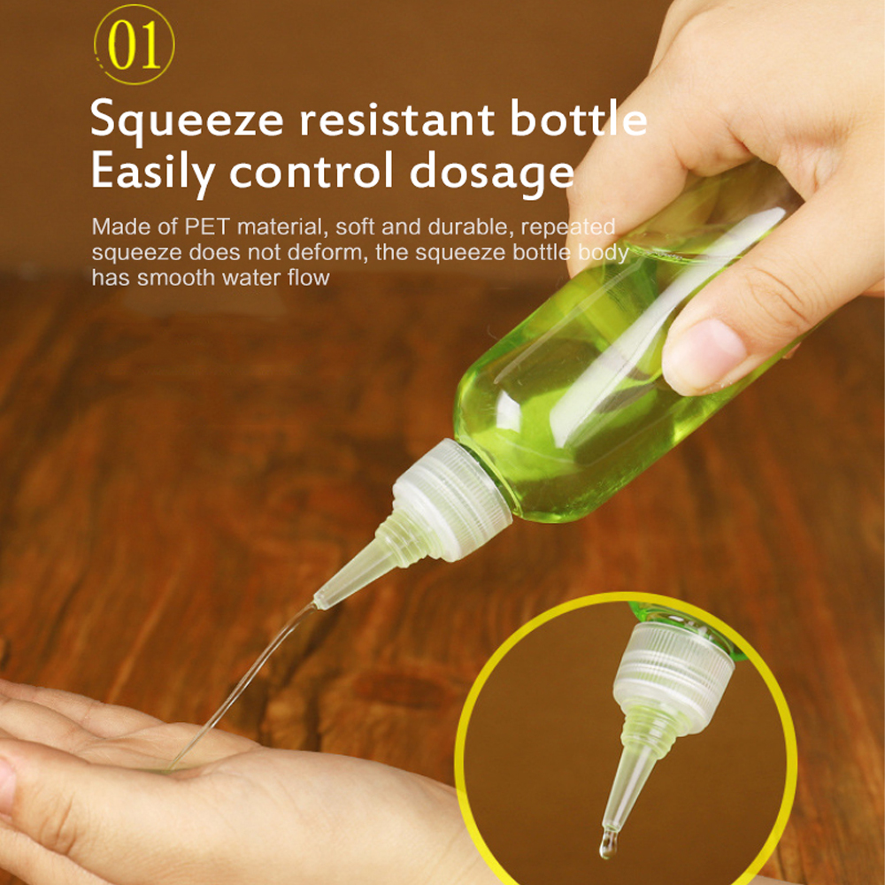 [Hàng mới về] Chai nhỏ giọt rỗng bằng nhựa đựng dung dịch lỏng tiện dụng