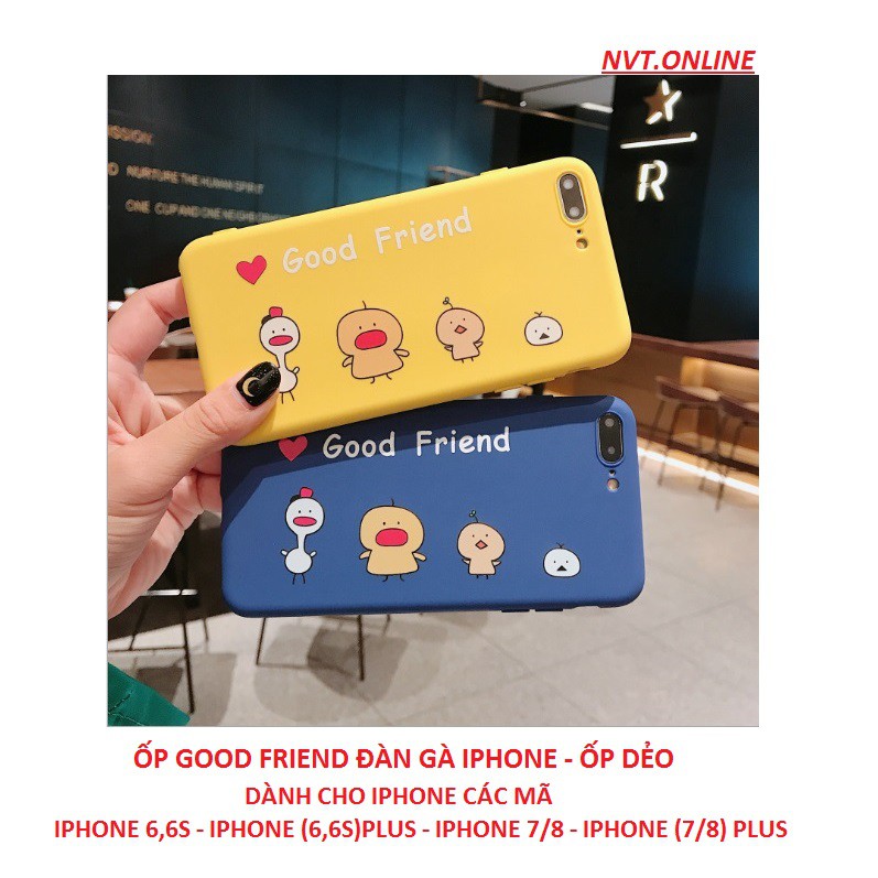 ỐP LƯNG GOOD FRIEND VỊT CON - ỐP DẺO