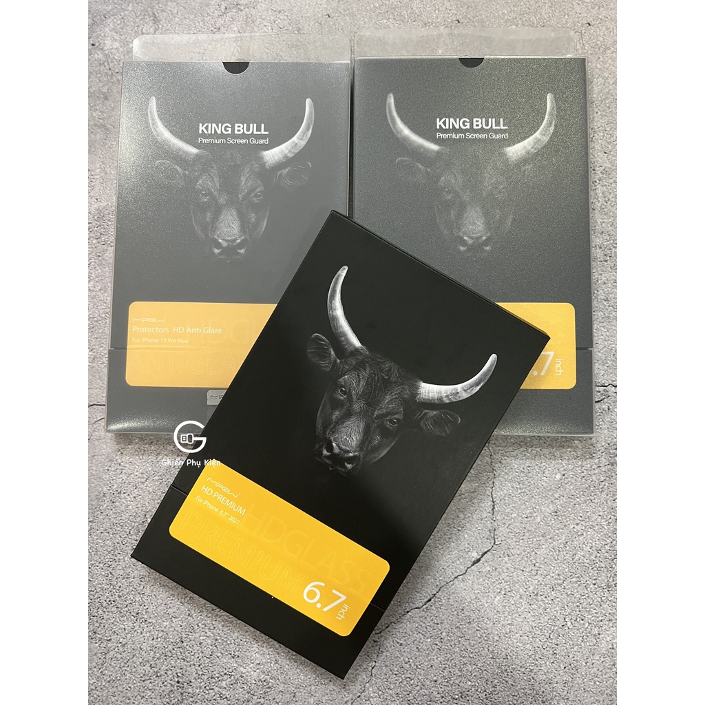 Cường Lực Mipow Kingbull Chống Nhìn Trộm Premium HD 2.7D For iPhone 12/12Pro/12Pro Max