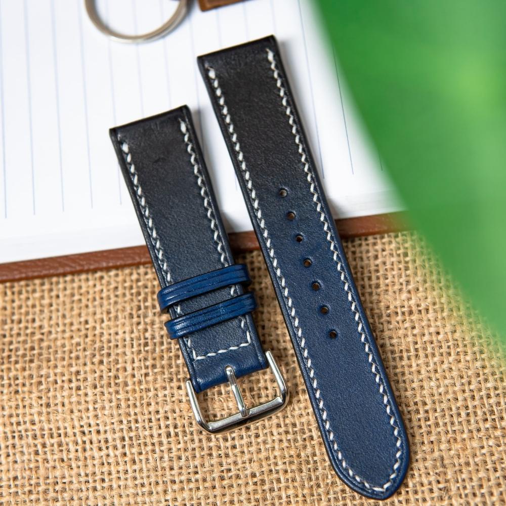 Dây da đồng hồ Vnstrap dây đồng hồ 18mm 20mm 22mm handmade da chuyển sắc gia xịn cao cấp đẹp giá rẻ nhập khẩu 3 màu R36