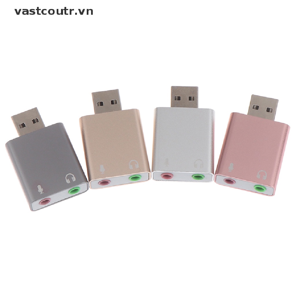 Thẻ Âm Thanh Coutr 7.1 USB 3.5mm Cho laptop