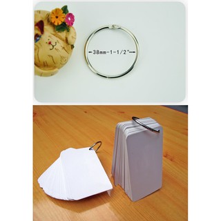 Khoen còng - khoen tròn flashcard 3,8 cm