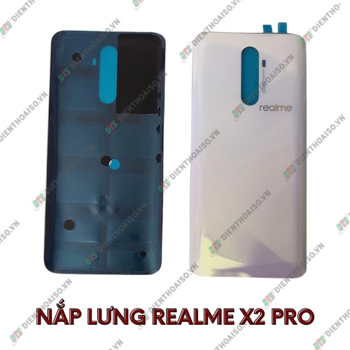 Nắp lưng máy Realme X2 pro màu xanh