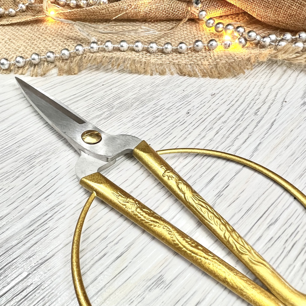 Kéo Cán Vàng Họa Rồng Phượng Tinh Tế size lớn ( k45 )