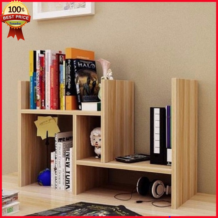 KỆ SÁCH GỖ ĐỂ BÀN MINI - KỆ ĐA NĂNG