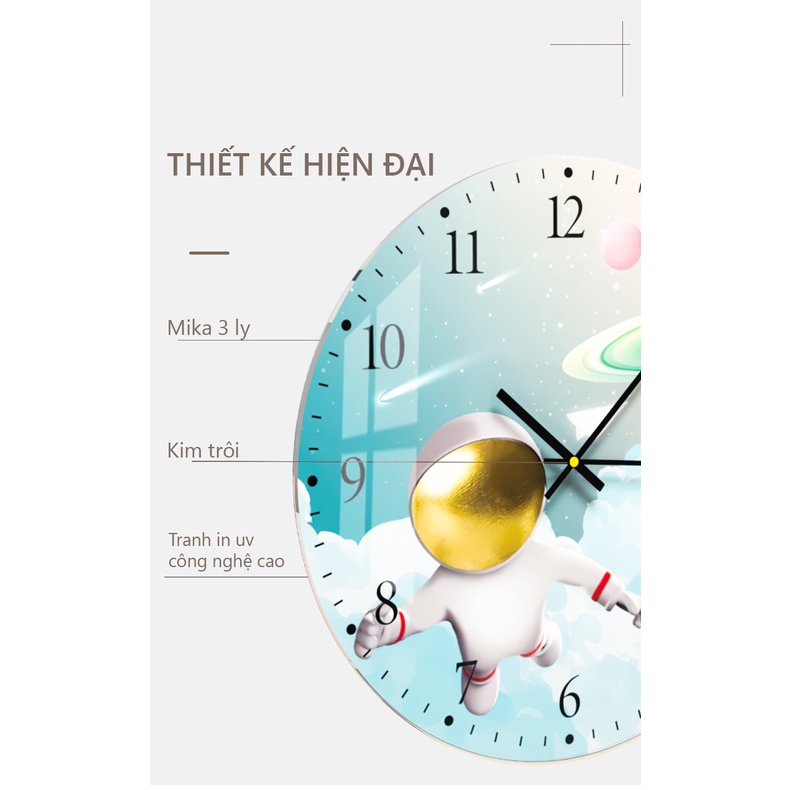 Đồng hồ treo tường với thiết kế độc lạ đẹp.Gd