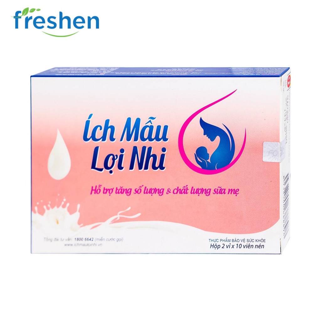 ÍCH MẪU LỢI NHI - Hỗ trợ tăng số lượng và chất lượng sữa cho mẹ.