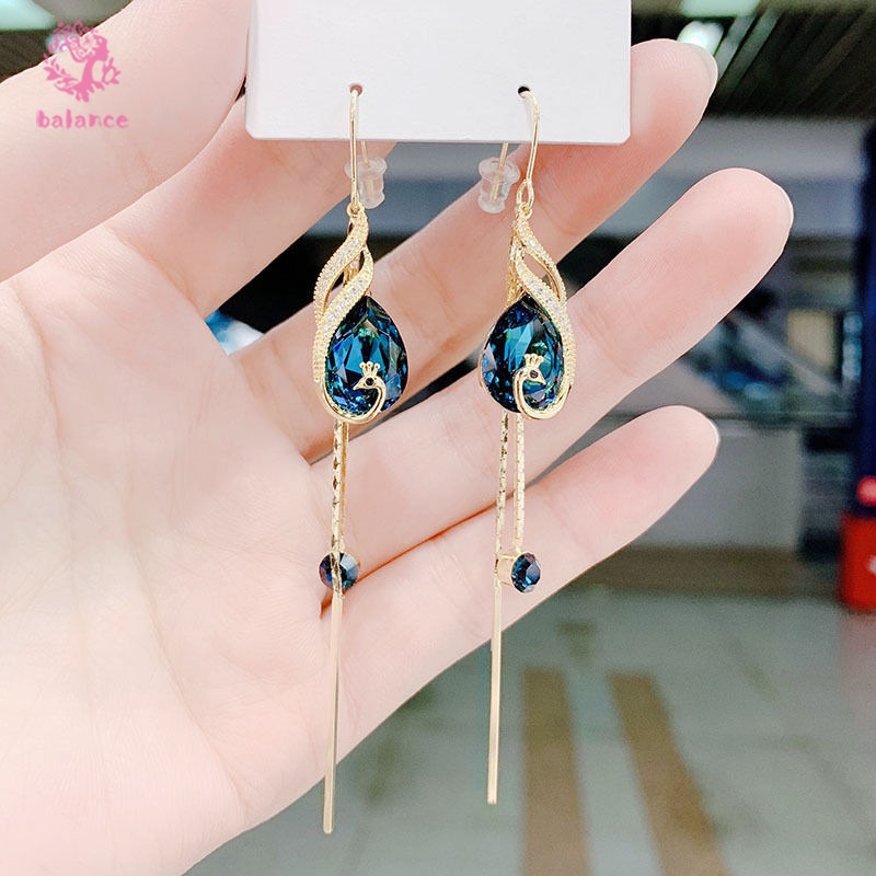 Khuyên Tai Kim Loại Hình Chim Phượng Hoàng Dễ Thương Dành Cho Nữ