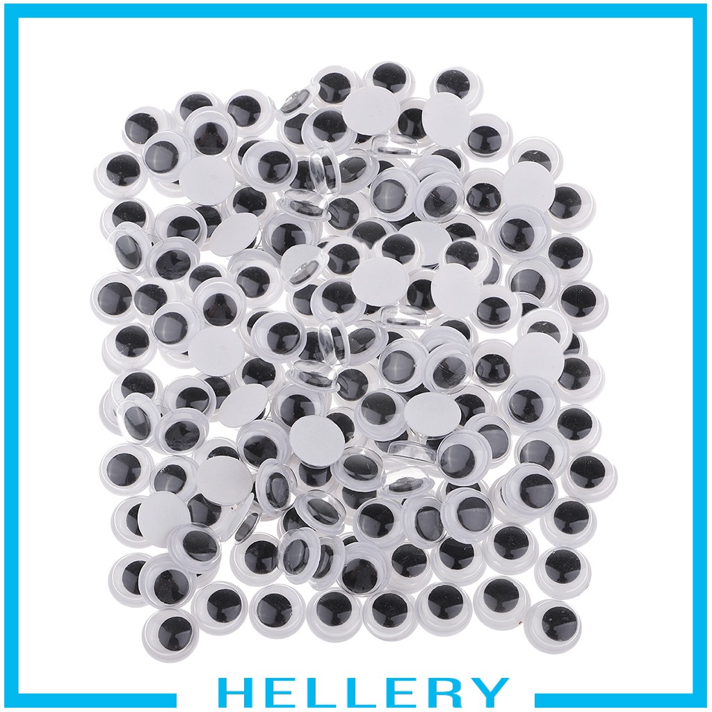 Mắt Giả Bằng Nhựa Màu Đen Kích Thước 6mm Đến 30mm Dùng Để Làm Đồ Thủ Công