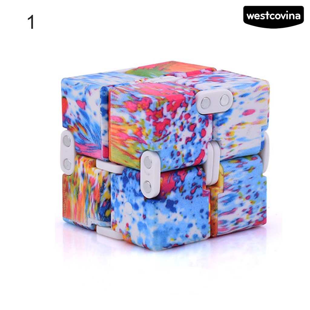 Khối Rubik Vô Cực Nhiều Màu Sắc Giúp Giảm Căng Thẳng