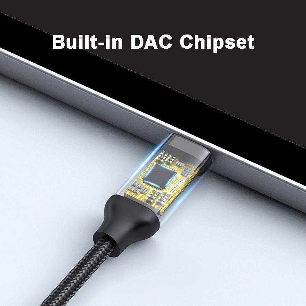 Cáp Chuyển Đổi Âm Thanh Type C Sang 3.5mm Type C Sang 3.5mm Chuyên Dụng Cho Điện Thoại
